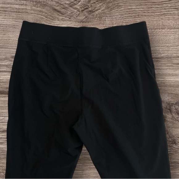 Eileen Fisher Washable Stretch Crepe Pants Black Sz: S - Picture 2 of 11